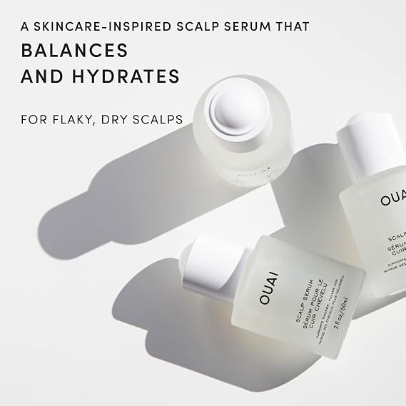 OUAI Scalp Serum - Balancing Hair Serum with Red Clover Extract, Siberian Ginseng and Peptides for Thicker er-Looking Hair - Paraben, Phthalate and Sulfate Free Scalp Care (2 Fl Oz)