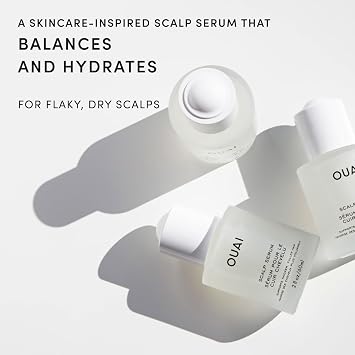 OUAI Scalp Serum - Balancing Hair Serum with Red Clover Extract, Siberian Ginseng and Peptides for Thicker er-Looking Hair - Paraben, Phthalate and Sulfate Free Scalp Care (2 Fl Oz)