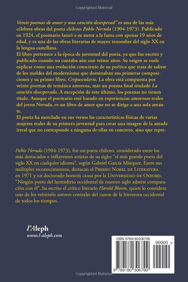 Veinte poemas de amor y una cancion desesperada (Spanish Edition) - Image 2