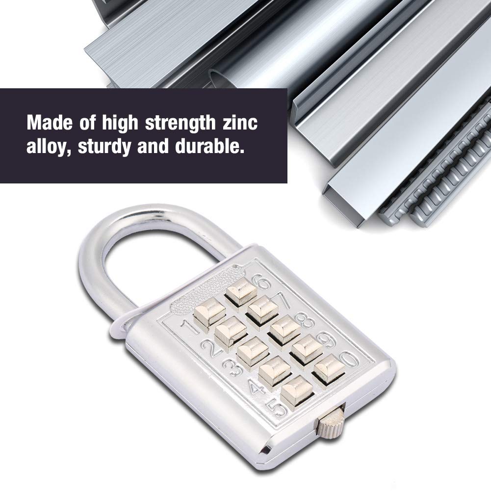 Bicycle U Lock 4-cijferig wachtwoord combinatieslot, anti-diefstal