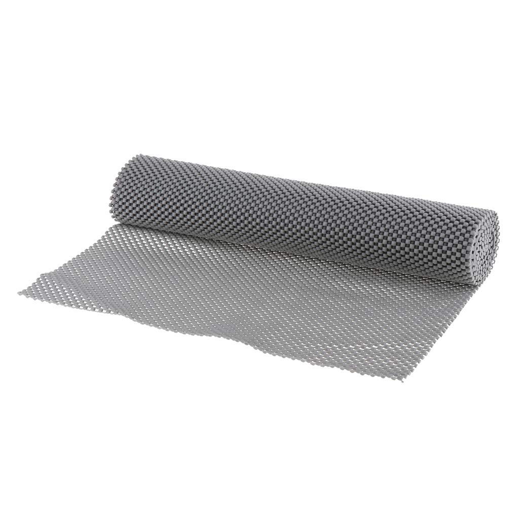 Tappeto Cucina Antiscivolo Moderno Multiuso Camera Corridoio 100% Made In Italy Marrone - 57x40 Cm