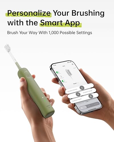 Miniatura 7 de Laifen Wave Special - Cepillo de dientes eléctrico sónico para adultos con aplicación, 2 cabezales de cepillo, resistente al agua IP68 para viajes