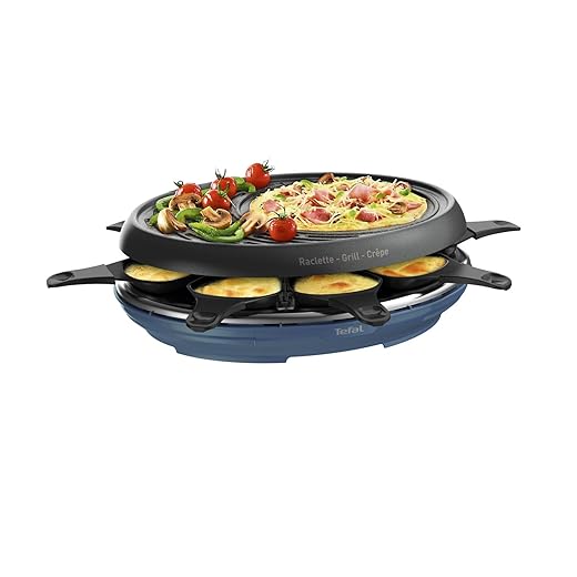 Tefal Raclette Colormania 3 en 1 pour 8 personnes RE310401