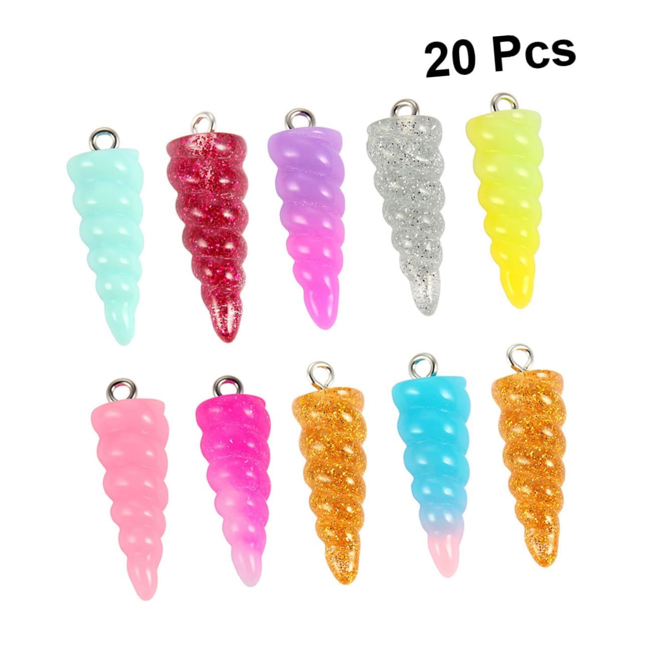 Lurrose 80 Pz Fascino pendente Accessori per creare gioielli fai-da-te Accessori per creare portachiavi ciondolo collana di gioielli fascino di caramelle artigianali pendente di fascino