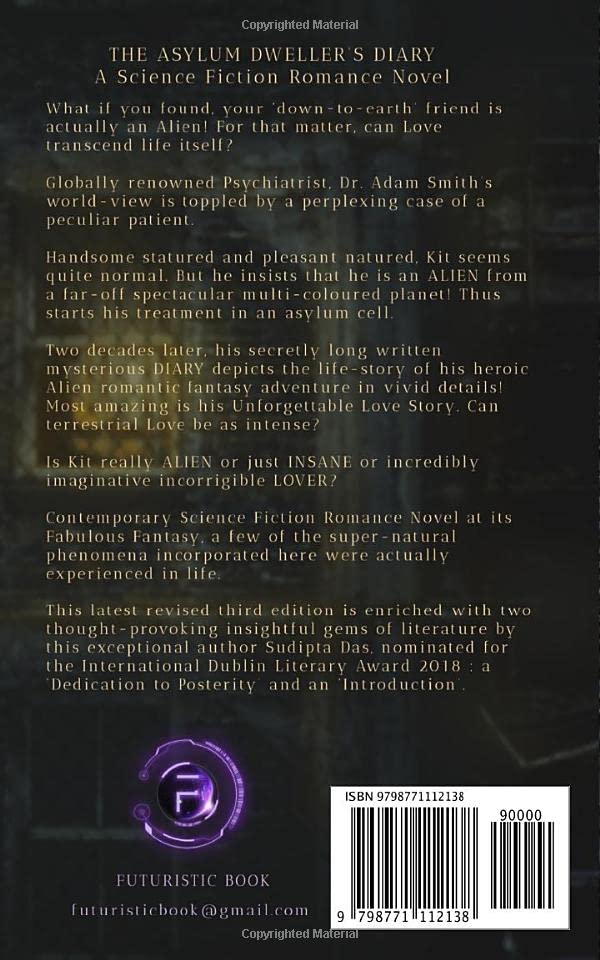 Miniatura 2 de The Asylum Dweller's Diary A Science Fiction Romance Novel Intl. Dublin Literary Award nominated Author's Sci Fi Fantasy and Unforgettable Love