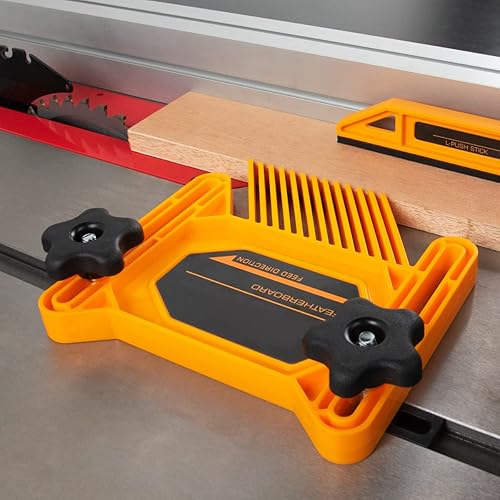 Miniatura 5 de POWERTEC 71468 - Placas universales para carpintería multifuncional con sistema de bloqueo flexible y inglete, 1 paquete