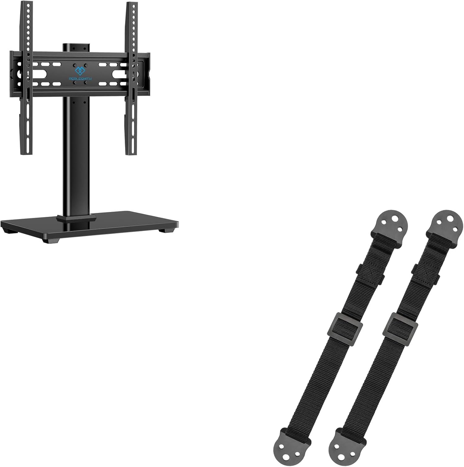 PERLESMITH Universal TV Stand PSTVS04 & TV Antitip Straps for TV PSAS1 Home & Kitchen