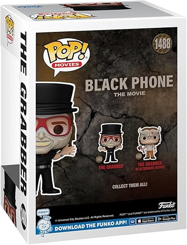 Miniatura 3 de Funko Pop! Movies: Black Phone - The Grabber - 1/6 probabilidades para variante de persecución rara - Figura de vinilo coleccionable - Idea de