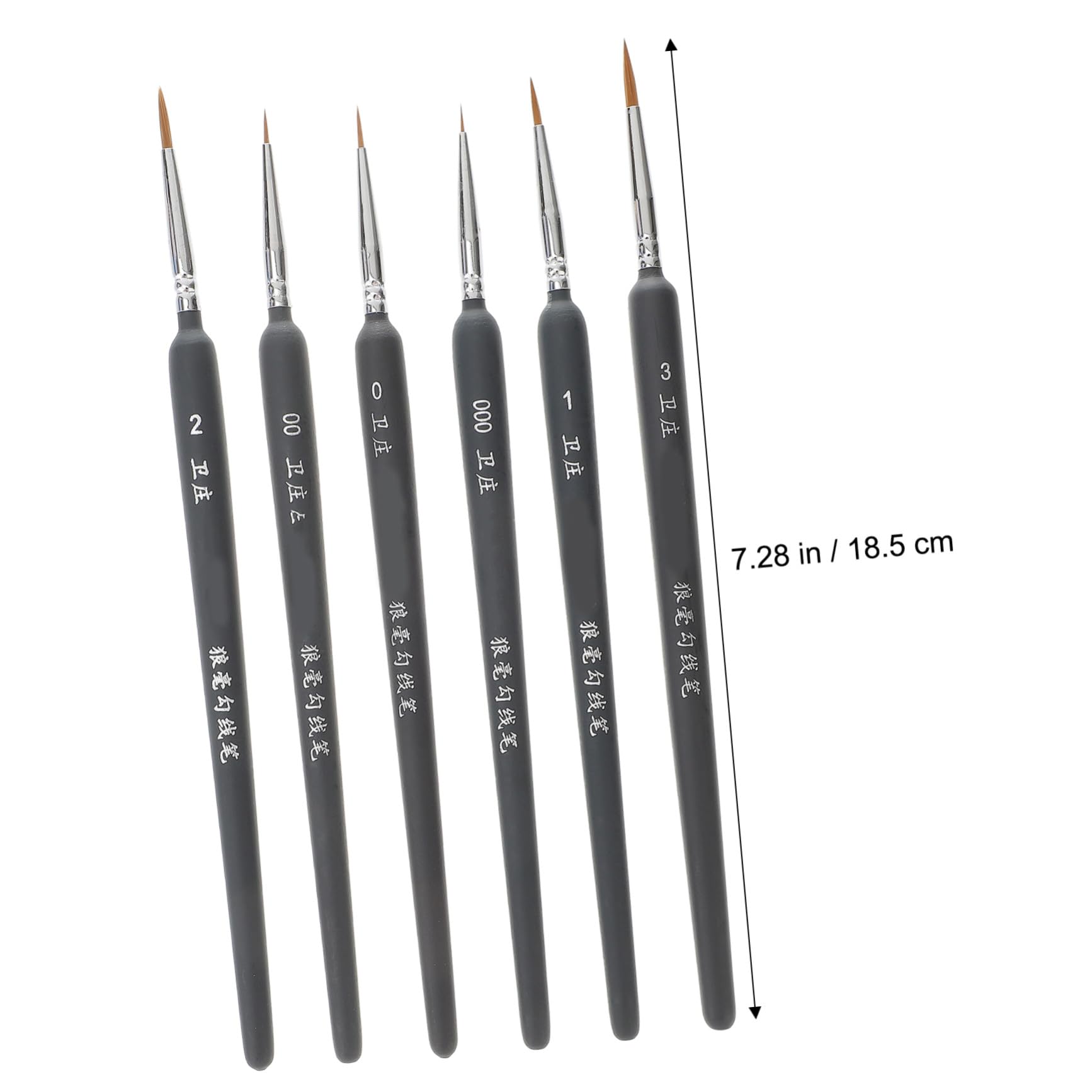Pincel de Acuarela para Adultos y Estudiantes 6 Piezas, Plástico | Pinceles para Pintura, Pinceles Acuarelas, Pinceles de Agua para Acuarela, de Pinceles, Decoracion Colegio