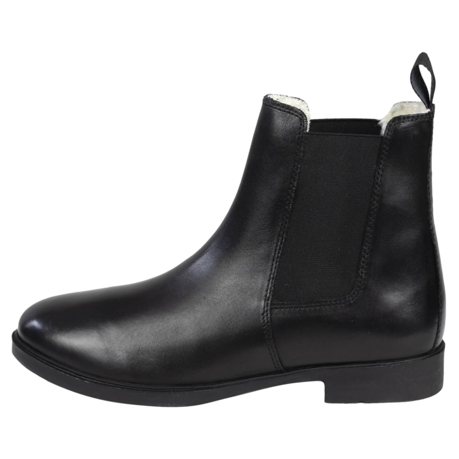 Lazura - Jodhpur Winter Reitstiefeletten Basic Plus | Kinder, Herren & Damen Stiefeletten | mit Fleece-Futter & Pull-On | schwarze Chelsea Boots aus Leder | Reitschuhe | Größe 28-43