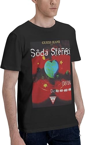 Miniatura 2 de Soda - Camiseta estéreo para hombre, casual, de moda, básica, de manga corta, cuello redondo, para verano