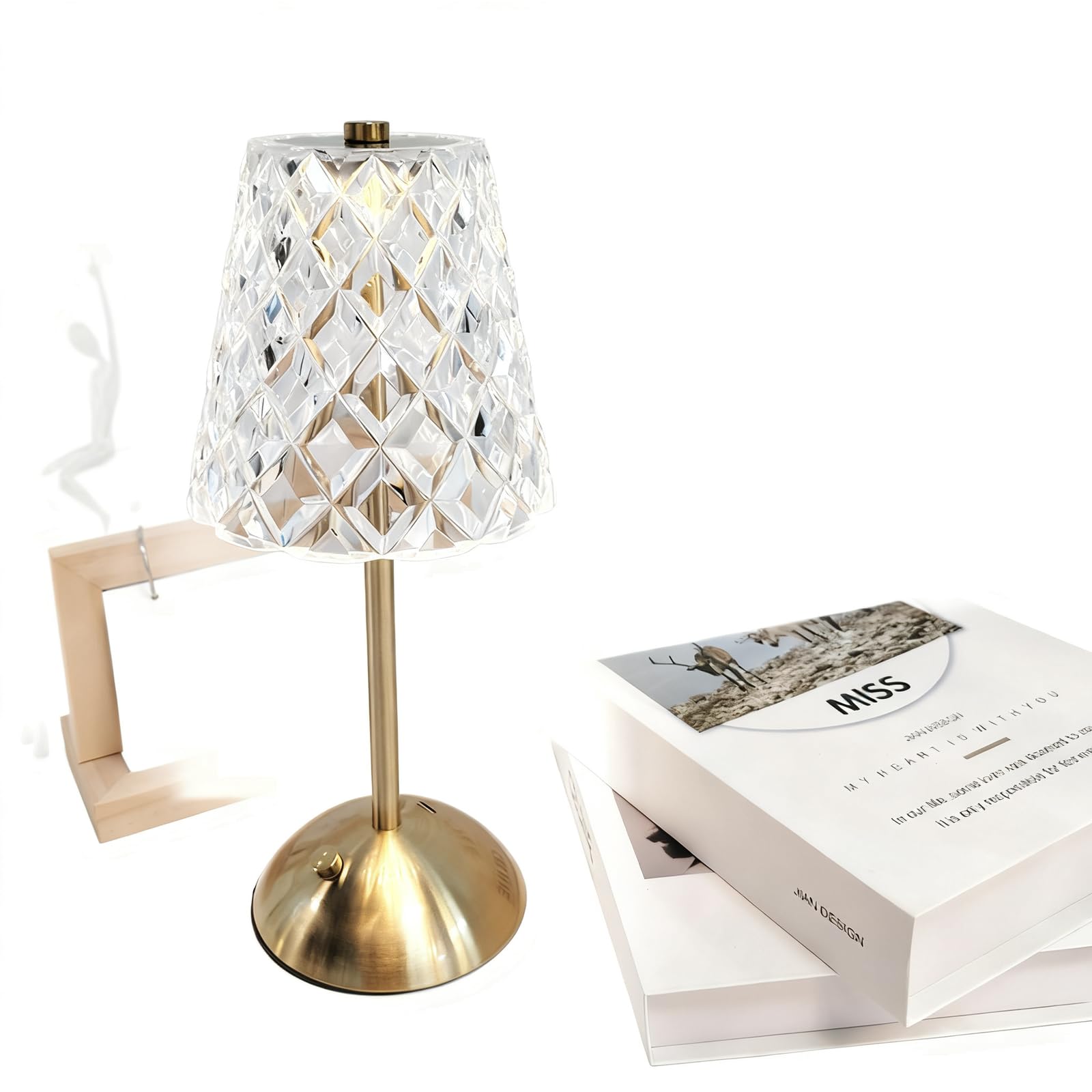 LIXSAZSE Rechargeable Flower Table Lamp Features 5200mAh Battery Ensuring
