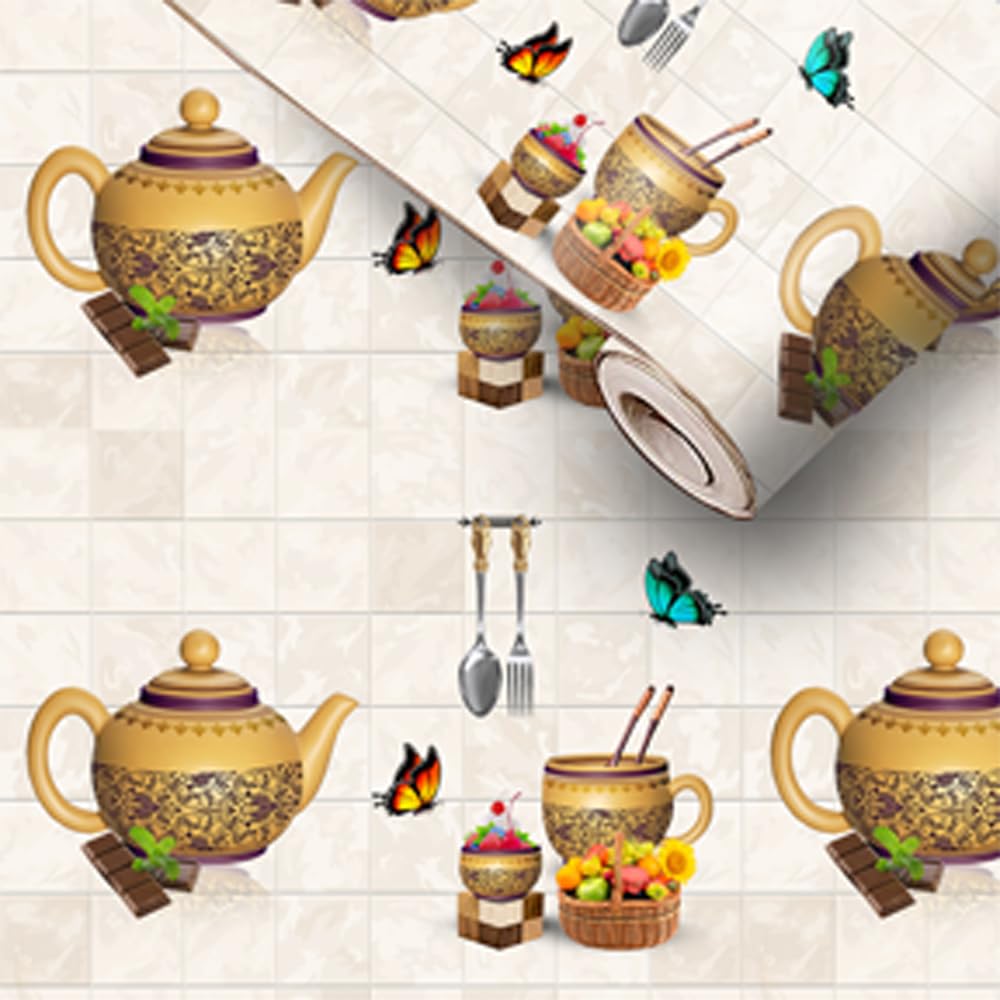 BDM WALLPAPER Sticker Wallpaper Rolls for Home Decoration Wall Sticker for Kitchen Home Decor self Adhesive Sticker Standard 210x40cm Size (B0CBRXZ7HP) Amazon Price History, Amazon Price Tracker