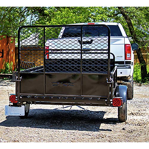 DK2 4.5 x 7.5 Drive-Up Gate Utility Trailer, Load Capacity 1639 lb, Deck Length 7.5 ft, Deck Width 4.5 ft, Model# MMT5X7-DUG