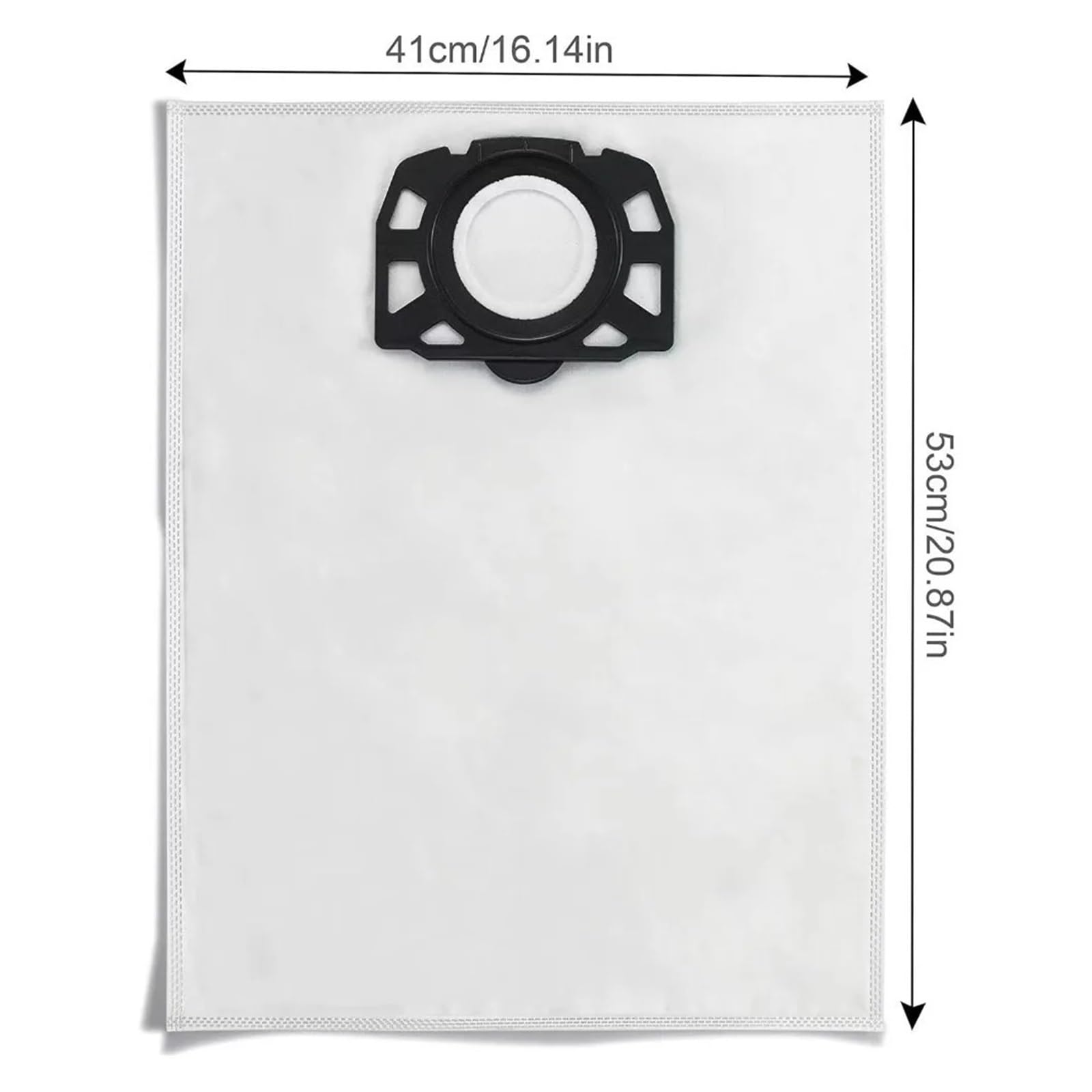 Bolsa De Polvo For Aspiradora, Compatible Con Karcher, WD4 WD5 WD6 WD5P WD6P MV4 MV5 MV6, Kit De Piezas De Repuesto For Bolsas De Polvo Húmedo Y Seco, 10 Uds.