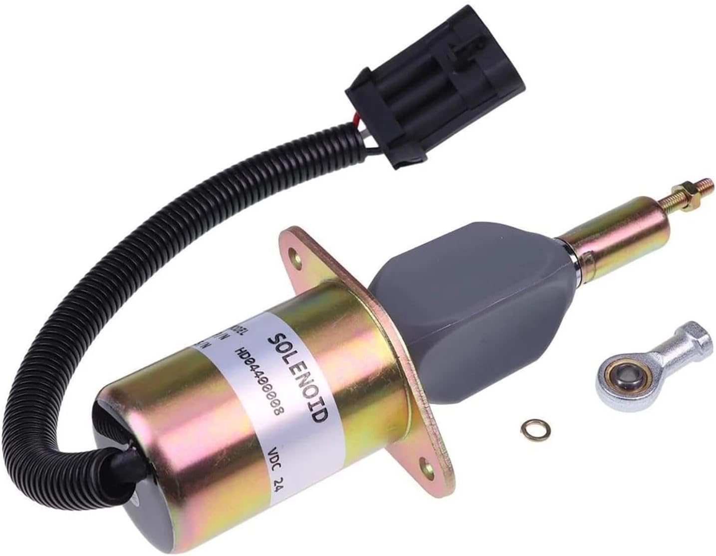 24V SA-4889-24 3939019 Fuel Stop Solenoid Compatible for Cummins Engine C & B 5.9L & 8.3L