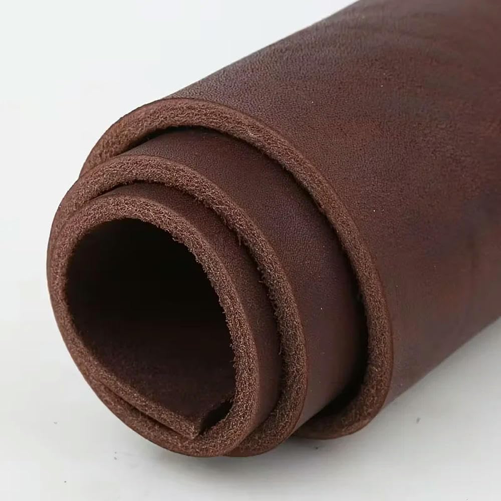 4,5 mm tłusta gruba warstwa głowy skóra bydlęca materiał pies trakcja lina przemysłowa skóra pochwa uszczelka brązowa twarda skóra bydlęca