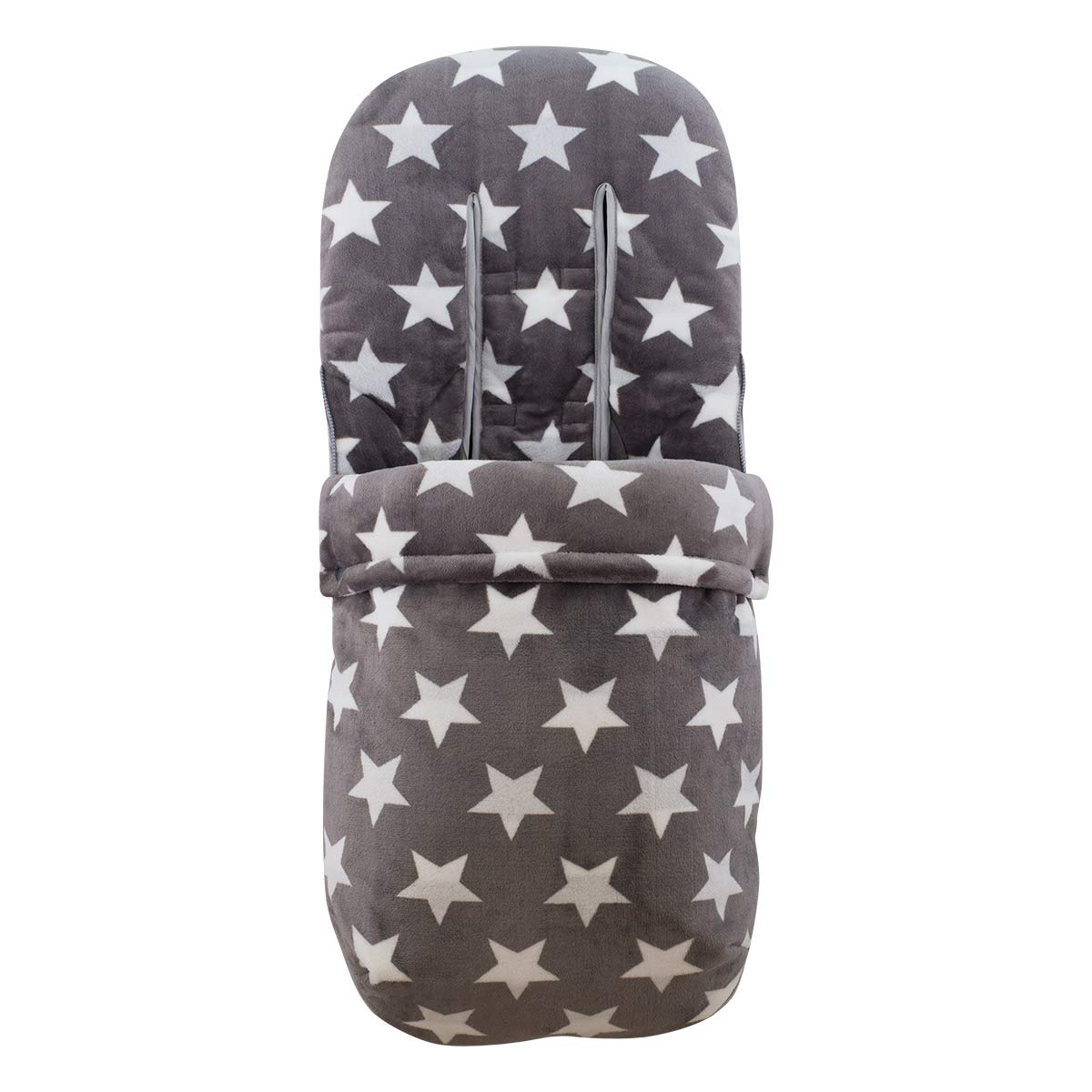 JYOKO Kids Chancelière Universelle pour Poussette, Chancelière d'hiver Polaire pour Siège, Chancelière pour Landau de Bébé, Polaire Extra Douce (Nordic Scandi, Thermo Polaire)