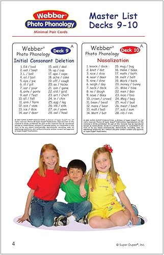 Miniatura 9 de Super Duper Publications | Juego de 10 tarjetas flash de fonología de fotos, paquete de baraja divertida | Recurso de aprendizaje educativo para