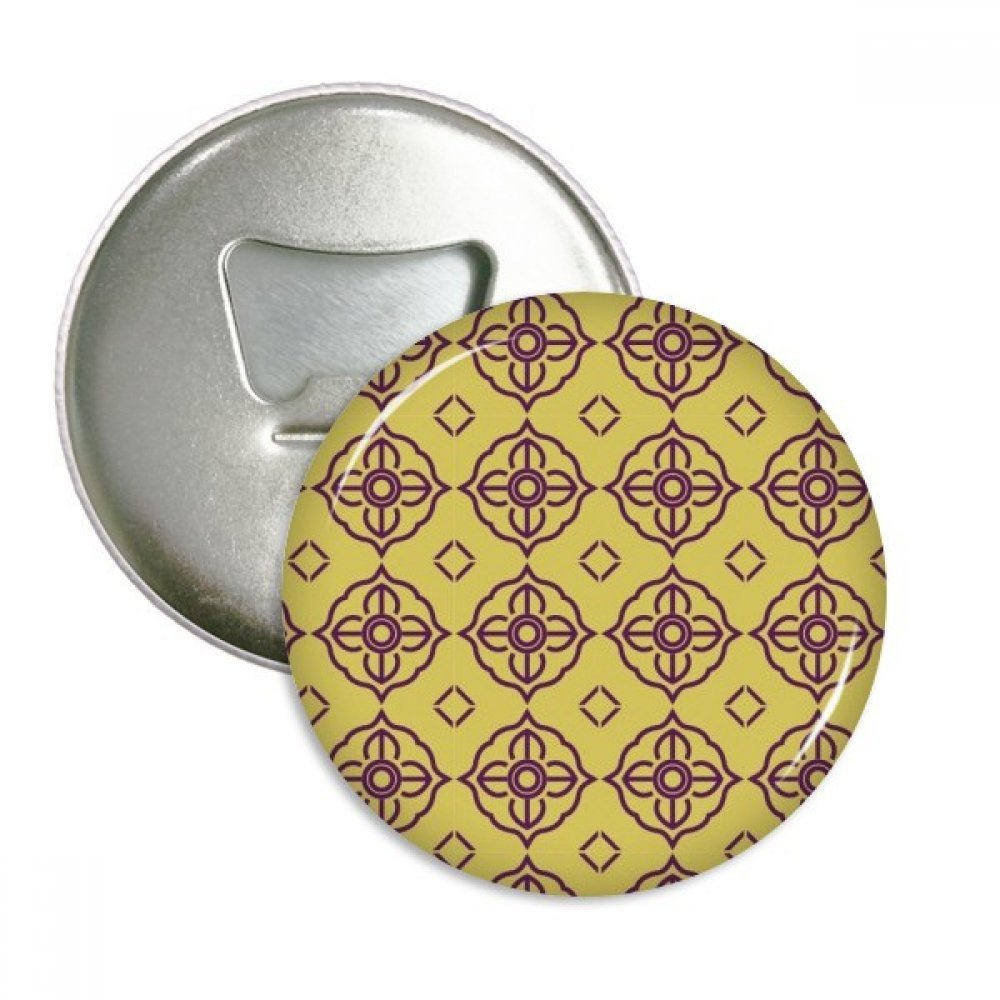 Décapsuleur souvenir Thaïlande d'or et badge pourpre cadeau idéal