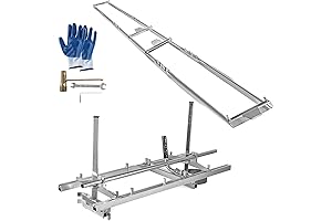 9FT Chainsaw Mill Rail Guide - Lumber Cutting: For Woodworker and Builders
