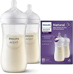 Kit Duplo Mamadeira Pétala 3.0 3m+ Philips Avent SCY906/02 330ml