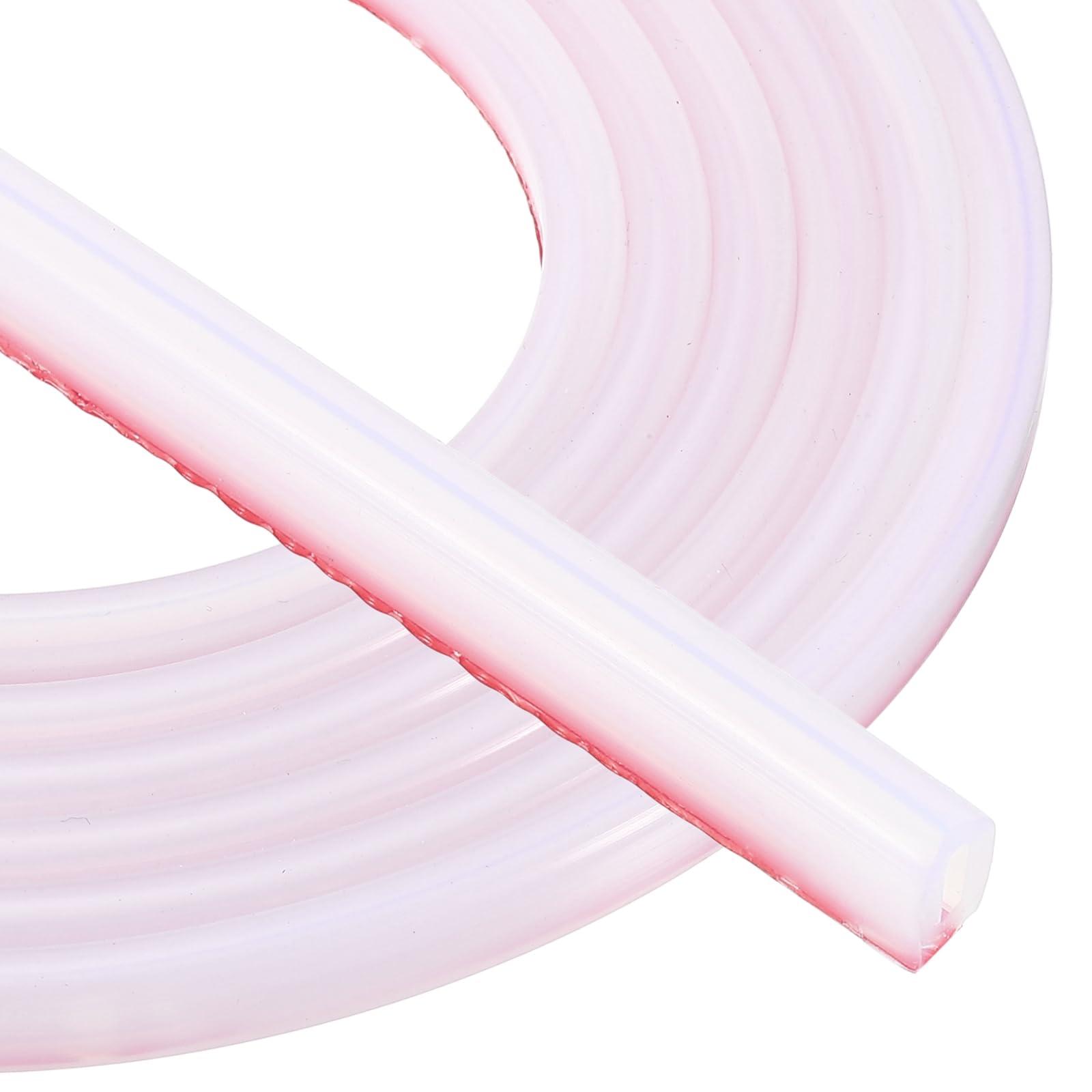 PATIKIL Silicone Weather Stripping 6mm W x 2mm t x 8mm H, 6.6FT/2M Self Adhesive D Shape Weather Stripping Door Seal Strip for Door Frame Window Sealing Large Gap