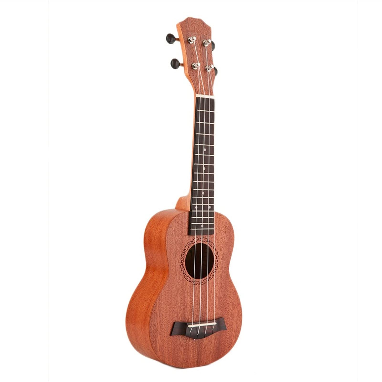 Ukulele koncertowe Początkujący Ukulele 21- calowy Sopran Acoustic Ukulele Gitara 4- String Ukulele Gitara Handmade Drewniany Biały Gitara Mahoń