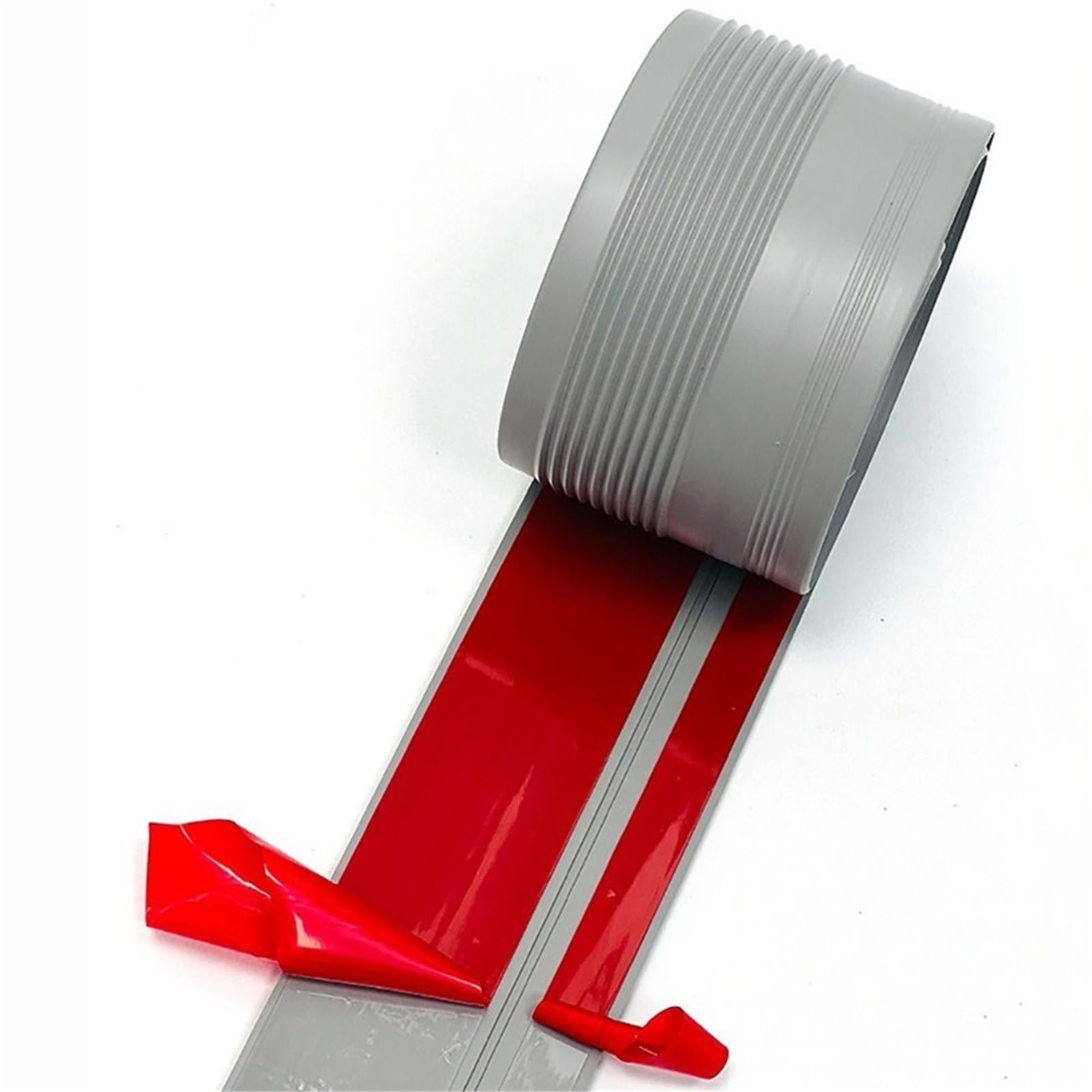 Kantenschutz Gummi Selbstklebendes Treppen-Anti-Rutsch-Klebeband, L-förmig, wasserdicht, rutschfest, Schutzstreifen, Kantenverkleidung, Heimbüro(Black 5meters)