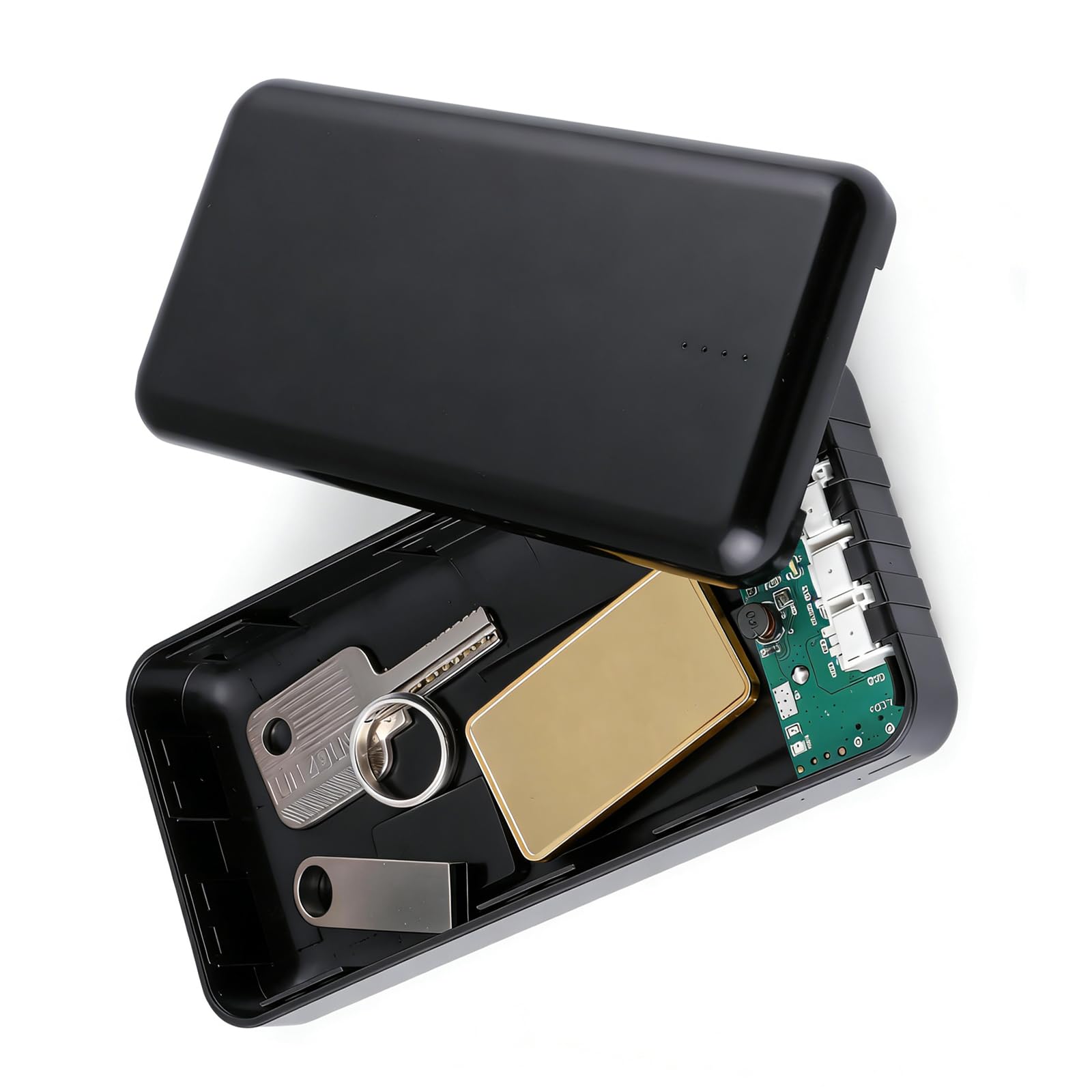 Shntig Stealthy Portable Storage Solution Resembling Charging Ideal for Concealing Cash Passports and Other Valuables Secret Compartment Planner