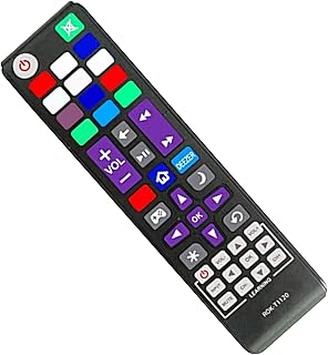 Télécommande Intelligente pour TV, Télécommande de Remplacement pour Téléviseur, Bouton Ergonomique, Distance de Transmission 8 Mètres pour Hôtel Salon Streaming