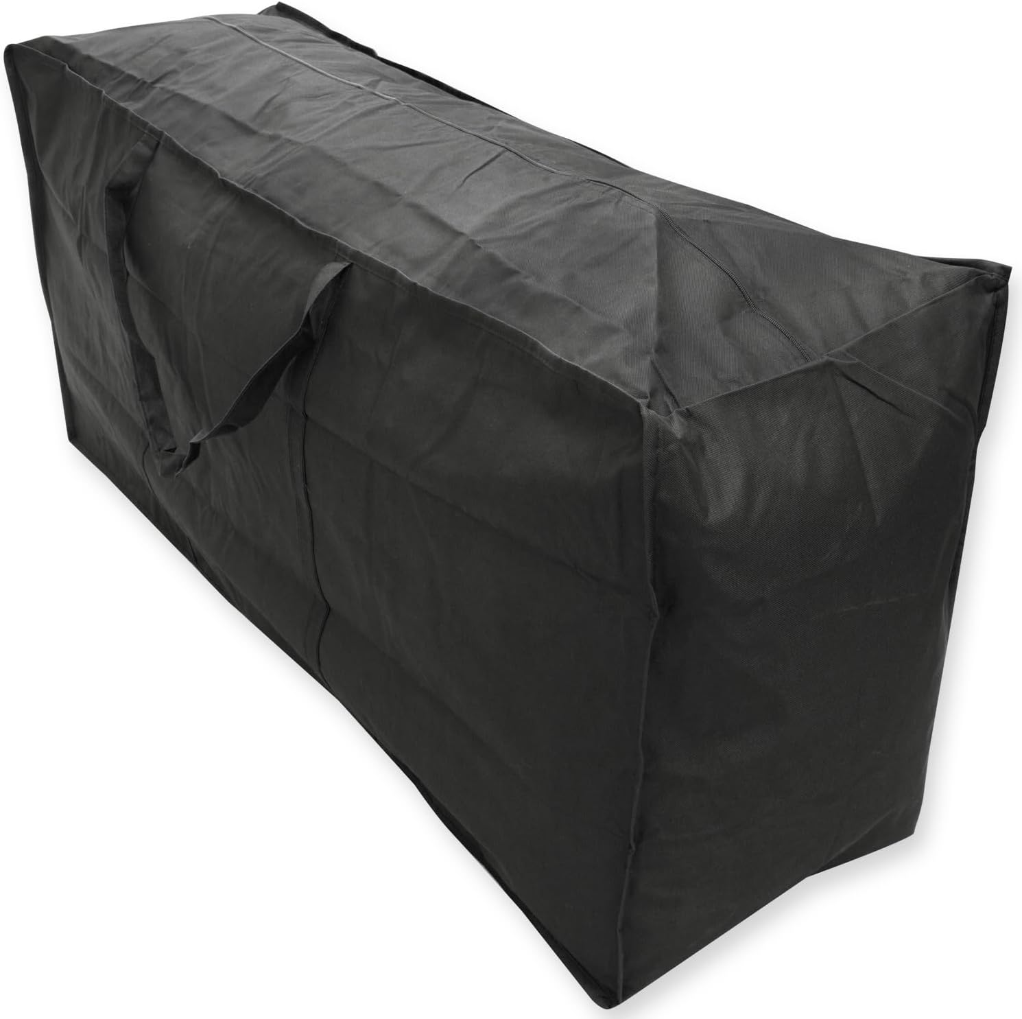 Woodside Water Resistant Outdoor Garden Furniture Cushion Storage Bag, Black, Heavy Duty 600D Material, 5 YEAR GUARANTEE