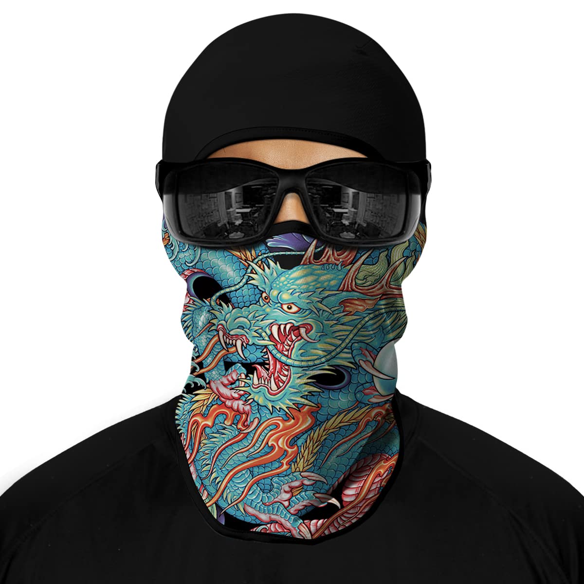 3D Balaclava Ski Mask Motorcycle Full Face Mask Outdoor Tactical Hood Headwear Mask Ghosts Skull Mask Men Women for Halloween
