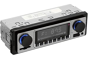 iayokocc Smart Retro Car Stereo with Bluetooth