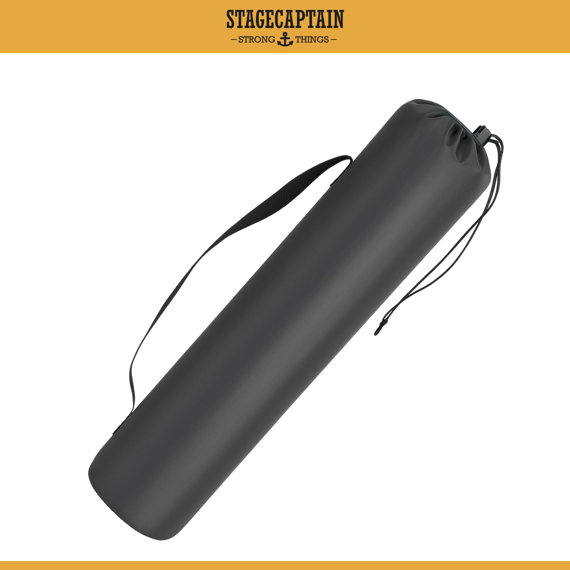 Stagecaptain CSF-600 MKII Nick Campingsessel mit Fußstütze – Faltbarer Campingstuhl mit Verstellbarer Rückenlehne, Getränkehalter & Tragetasche - Klappstuhl für Camping, Angeln & Festival - Grau
