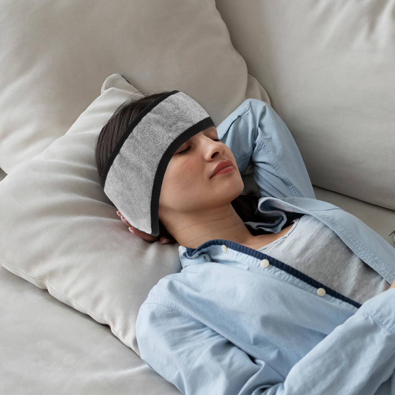 Healvian Orejeras para dormir con cancelación de ruido, máscara de bloqueo de sonido, unisex, cómoda, suave, transpirable, para adultos, viajes, hogar, estudio