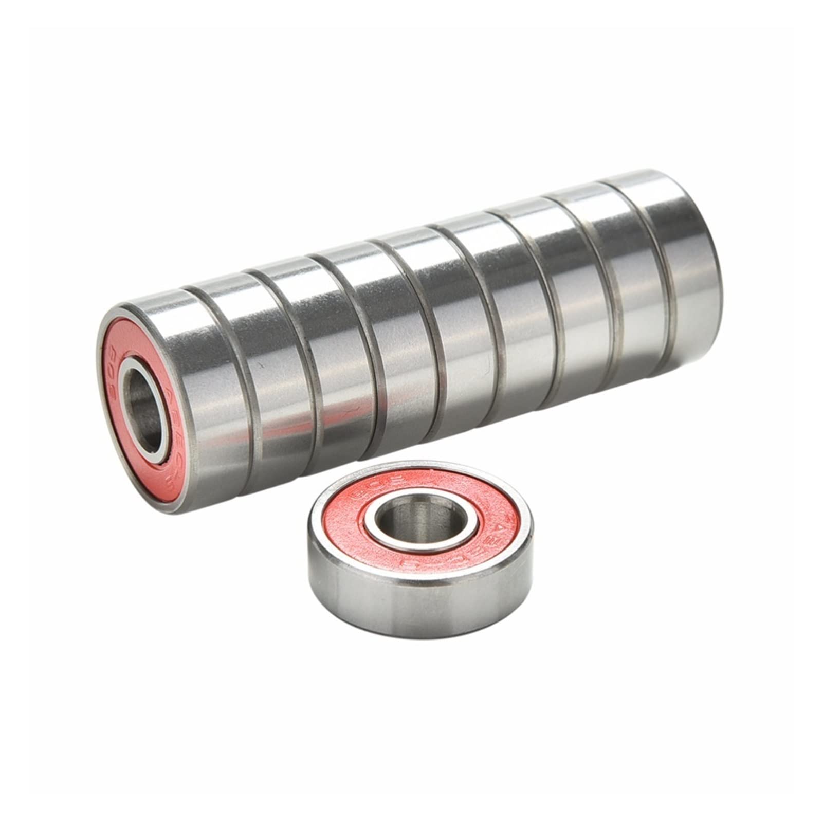 608 roulements ABEC-9 haute performance en acier inoxydable rouge pour skate de vitesse