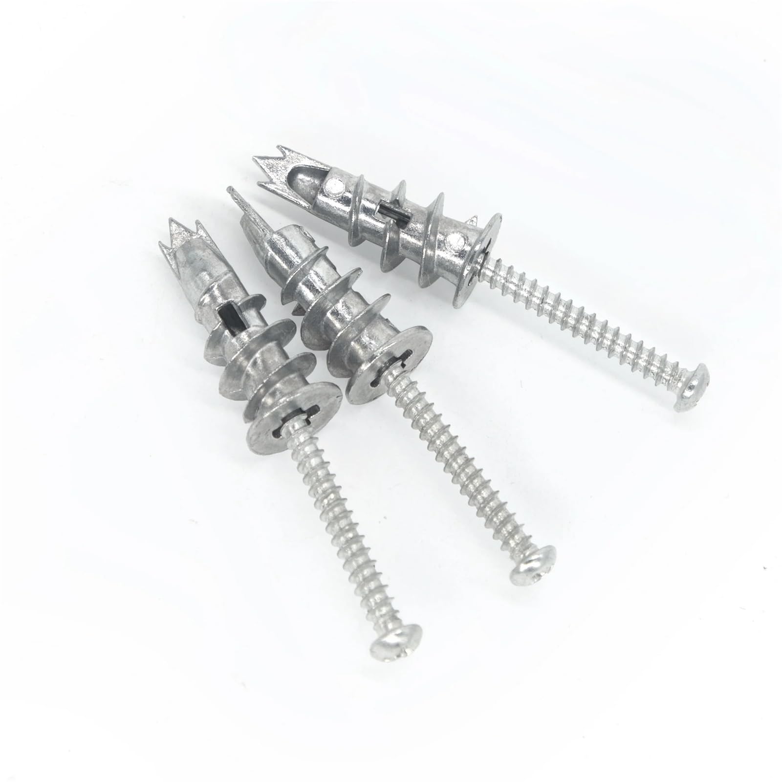 Yangshe 160Pcs Self-Drilling Drywall Anchors Kit Heavy Duty 75Lbs, 120Pcs #8 X 1-1/4" Screws