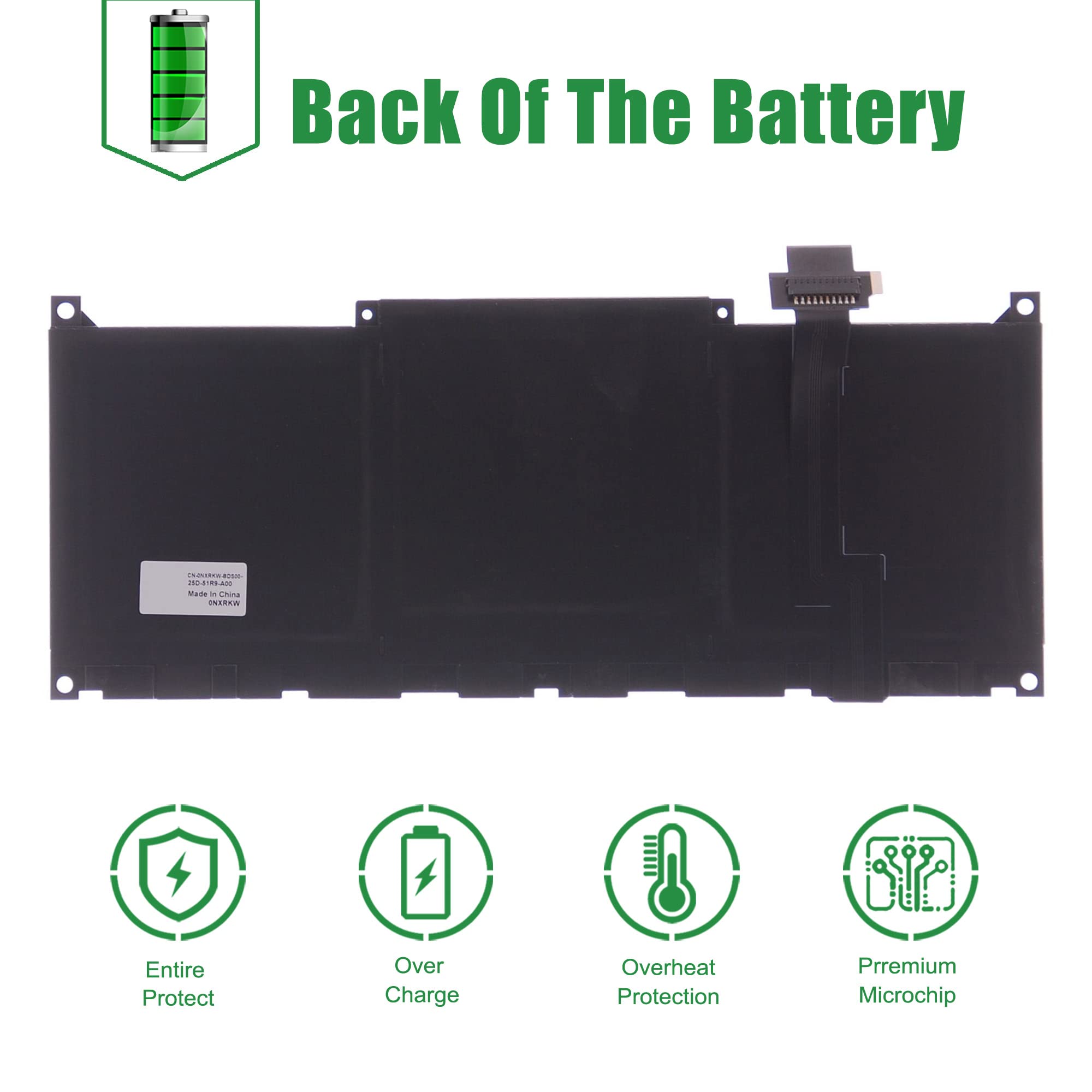 Amazon.com: JIAZIJIA MN79H Laptop Battery Replacement for XPS 13