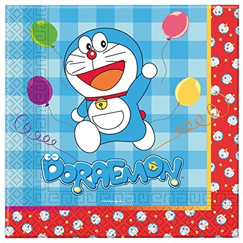 INVERCAS Set de servilletas Doraemon