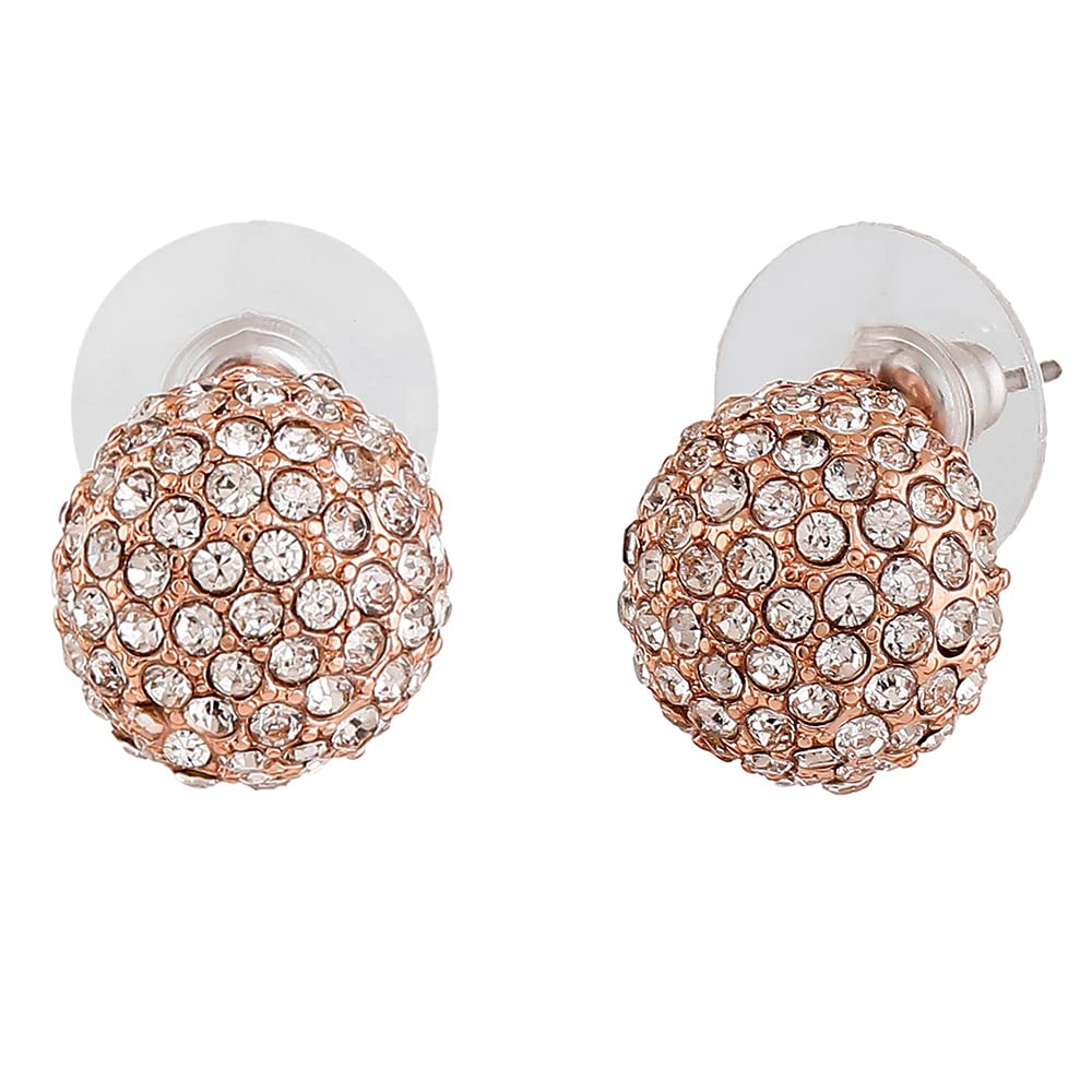 CZ Shimmering Studs Earrings