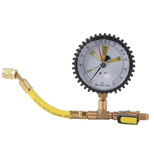 Medidor de presión, tabla de prueba de presión de nitrógeno de refrigeración de aire acondicionado para R134a, R22, R407C, R410A, R404A, R507,