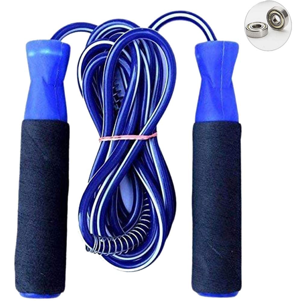 CORSO Skipping Rope with Bearing for Men Women Kids Girls, Weight Loss, Adult, Fitness, Exercise, Workout Skipping Rope (BLUE) (B09KCNSZ28) Amazon Price History, Amazon Price Tracker