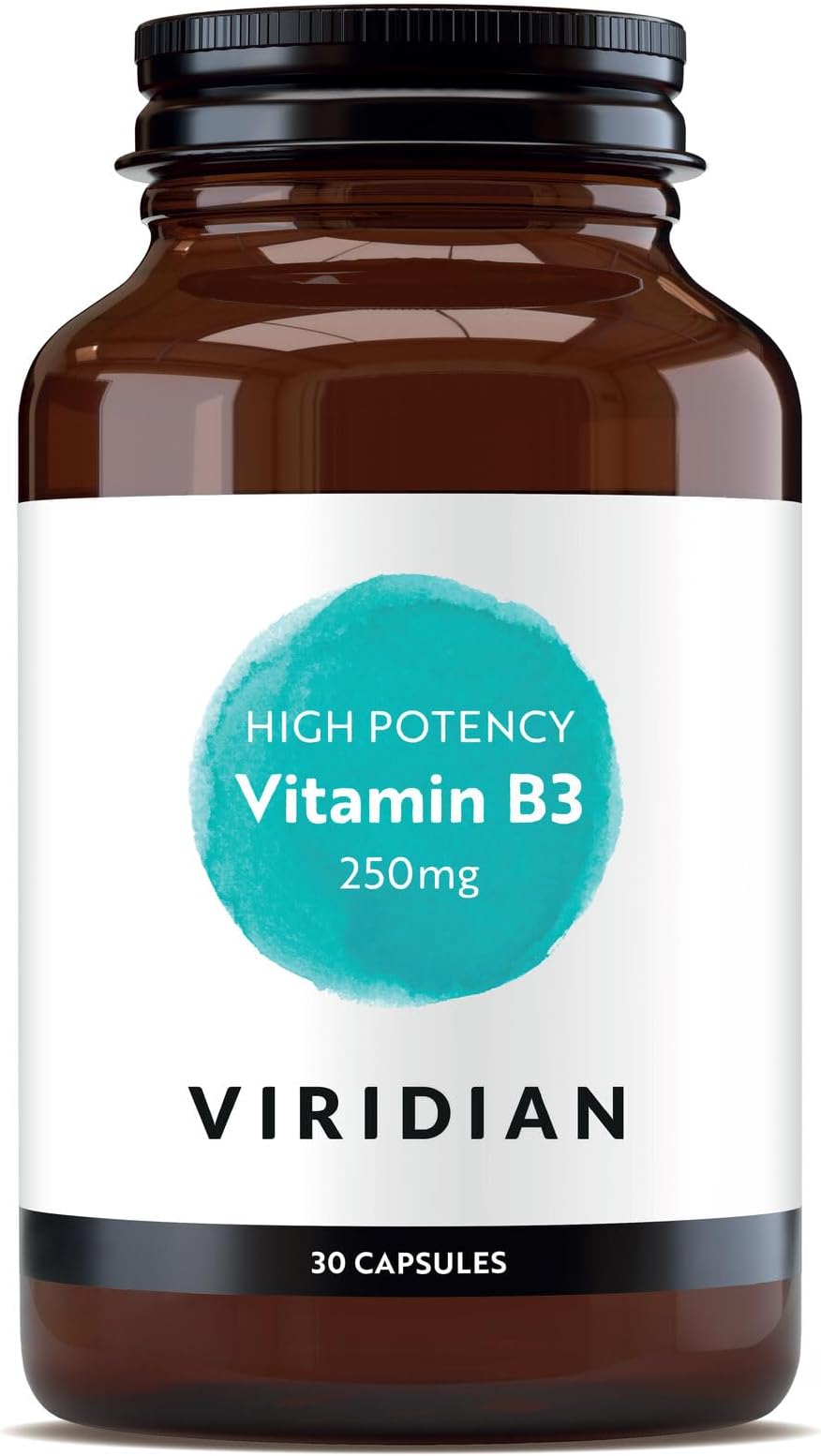 Viridian High Potency Vitamin B3 Capsules 30