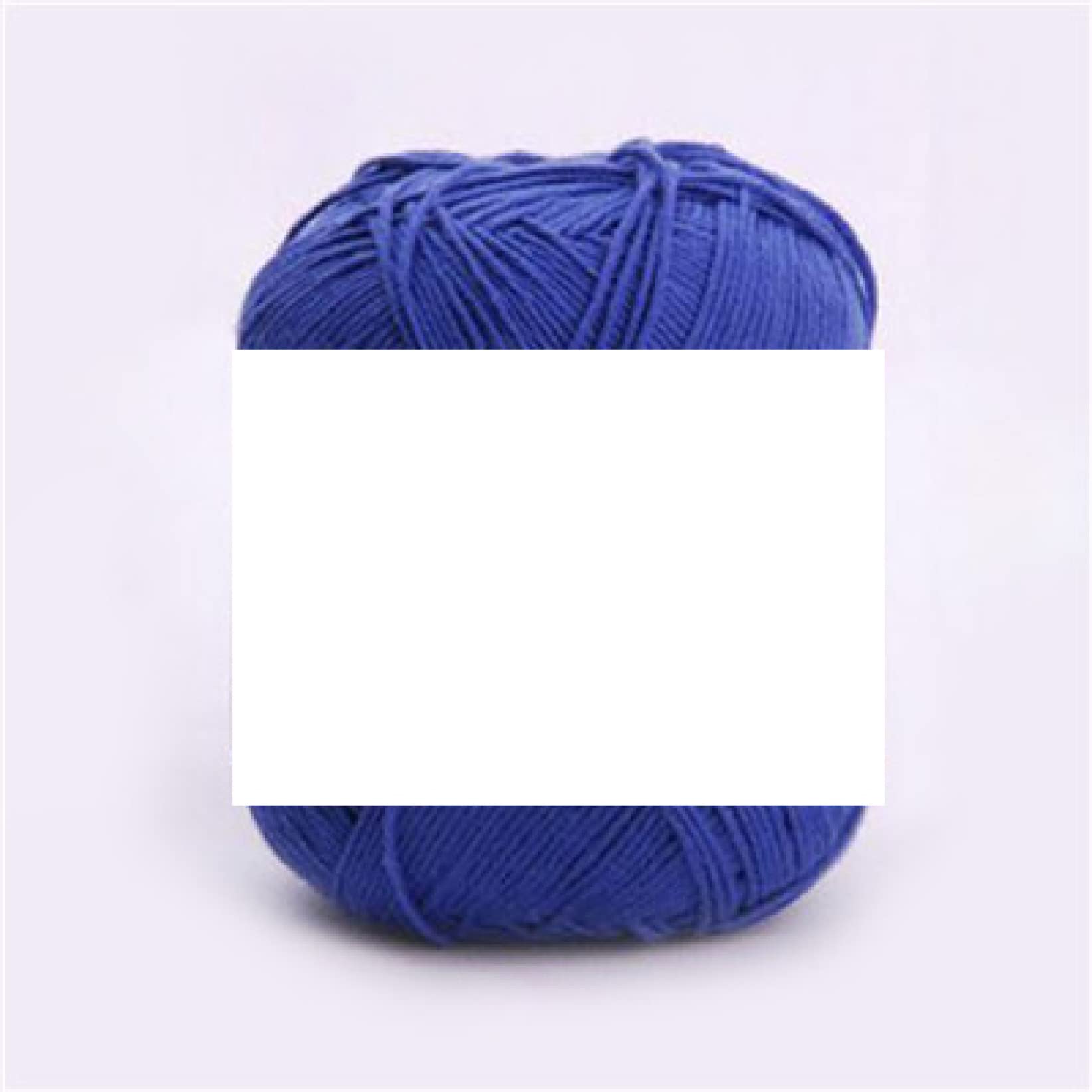Hilo de algodón Cachemira for Tejer, Crochet, Lana a Mano, Suministros for(Royal Blue)