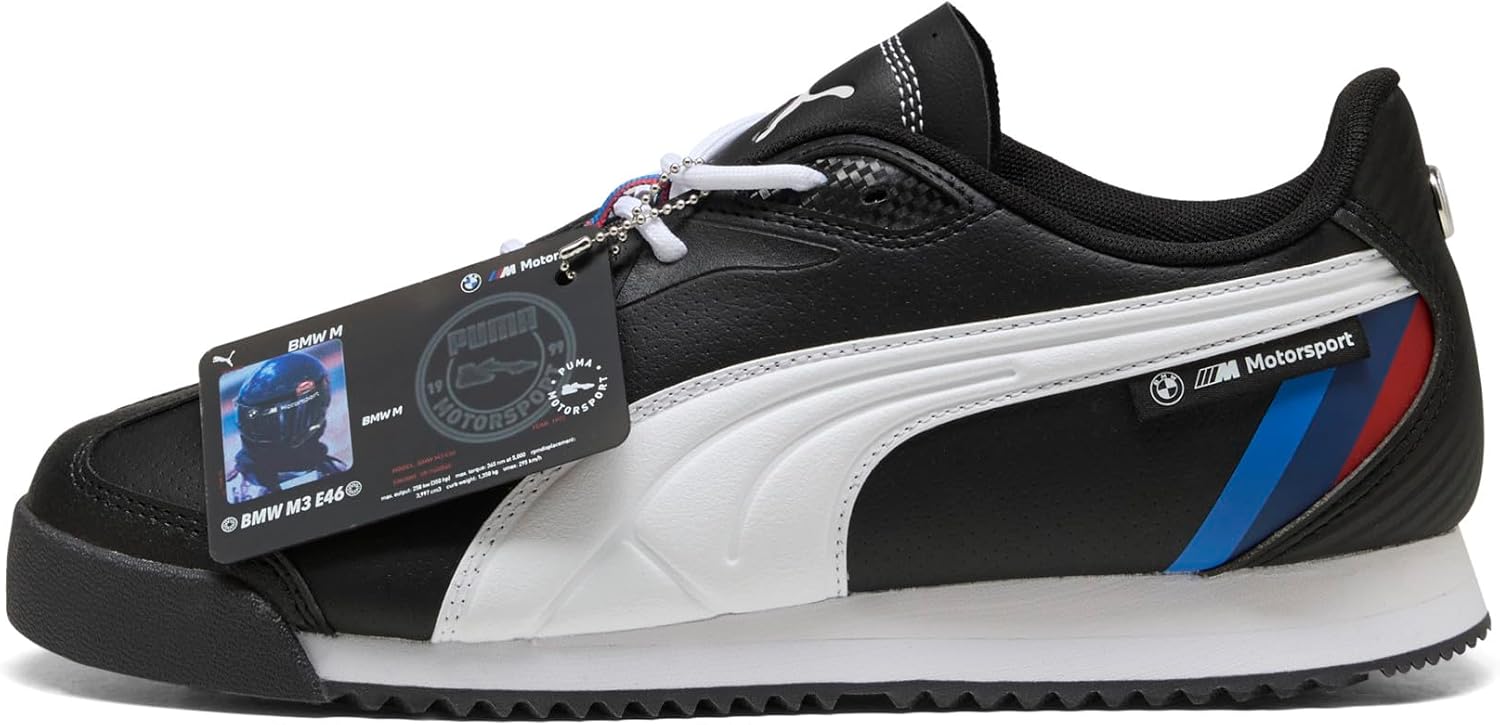 PUMA Mens BMW M Motorsport Roma Lace Up Sneakers Shoes Casual - Beige