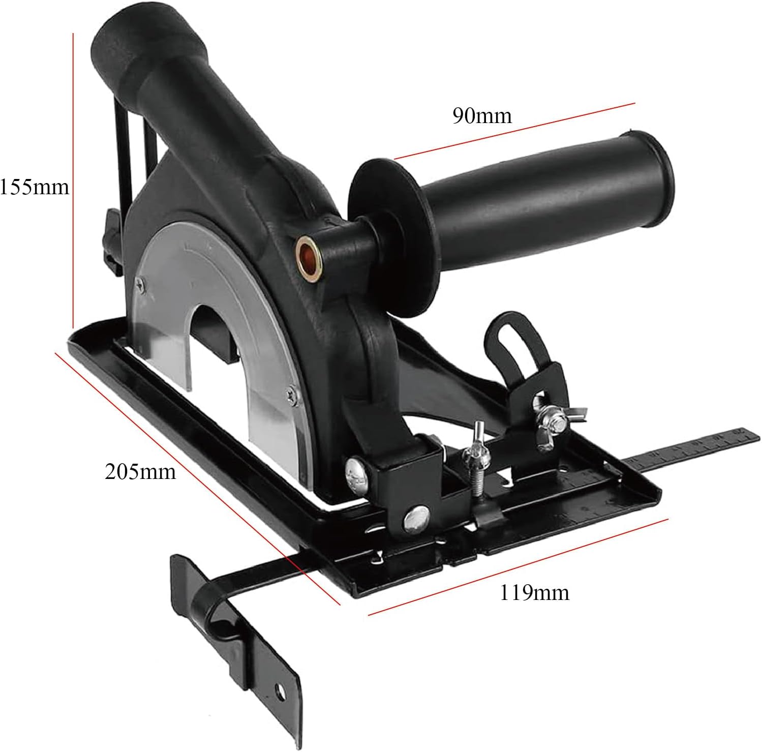 Upgraded Angle Grinder Stand, Adjustable Manual Angle Grinder Converts To Cutter Stand, Professional Cutter Woodworking Bench Tool For 100-125 Angle Grinder