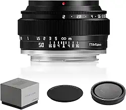 TTArtisan Lente Manual de 50 mm f2 para Montagem Sony E