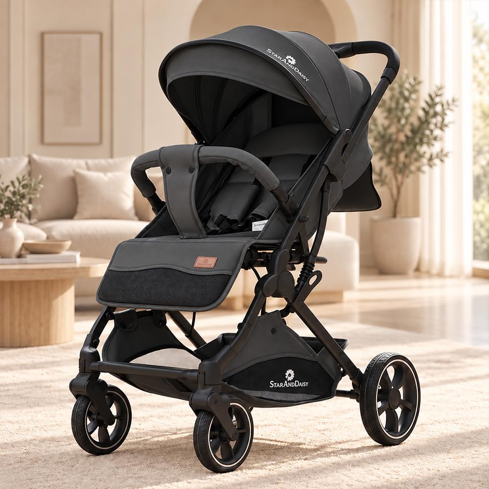 StarAndDaisy Baby Stroller - Foldable & Travel Friendly -21 StarAndDaisy Baby Stroller - Foldable & Travel Friendly -21
