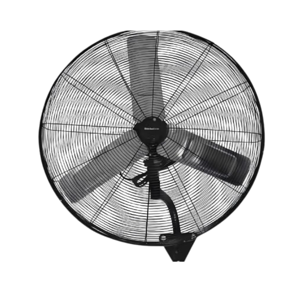 Generico Ventilatore Industriale Family MF 2675IND da Parete 75 cm 200W, Oscillante 85°, 3 Velocità, Pale in Alluminio, Alta Potenza per Officina Magazzino Capannone